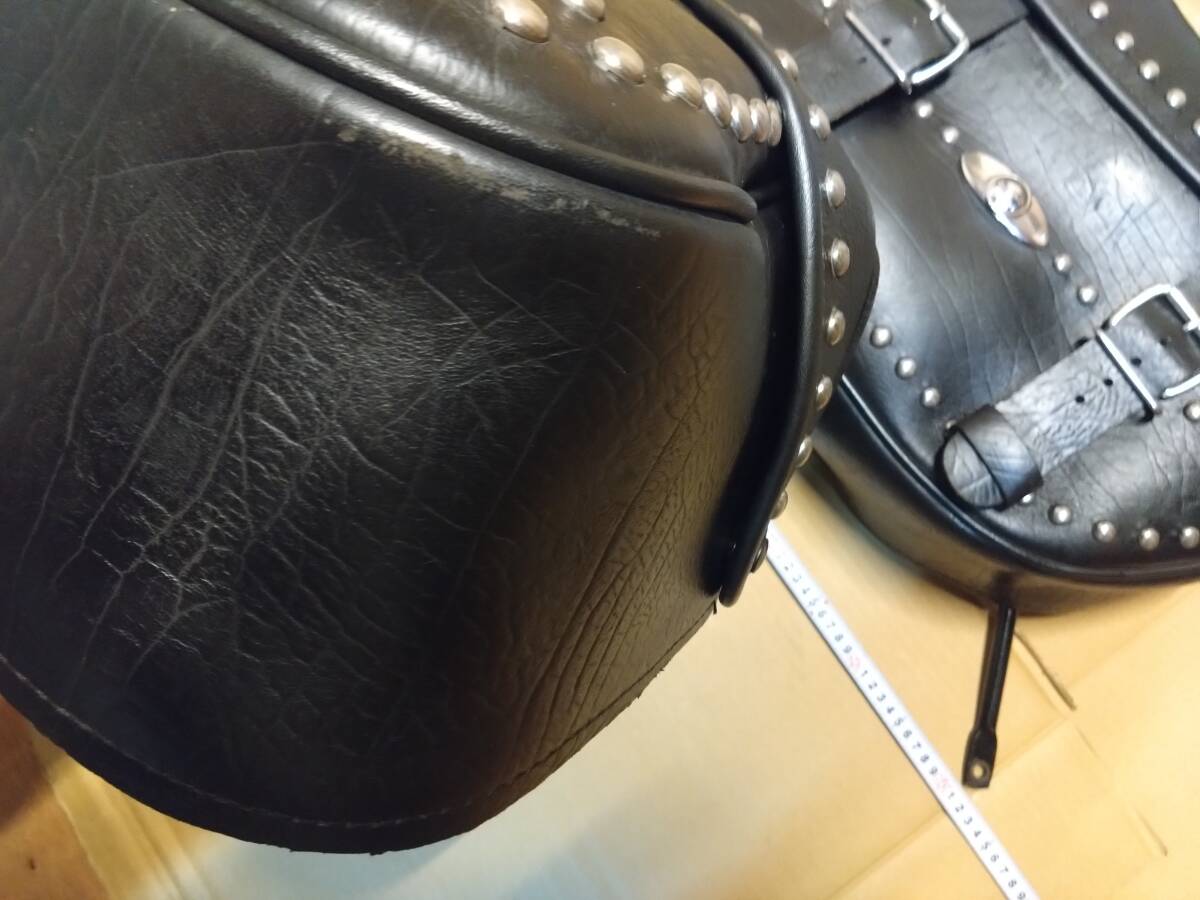 Harley оригинальный боковая сумка кожа седельная сумка натуральная кожа Softail FLSTN FLSTC левый и правый в комплекте достаточно красивый!