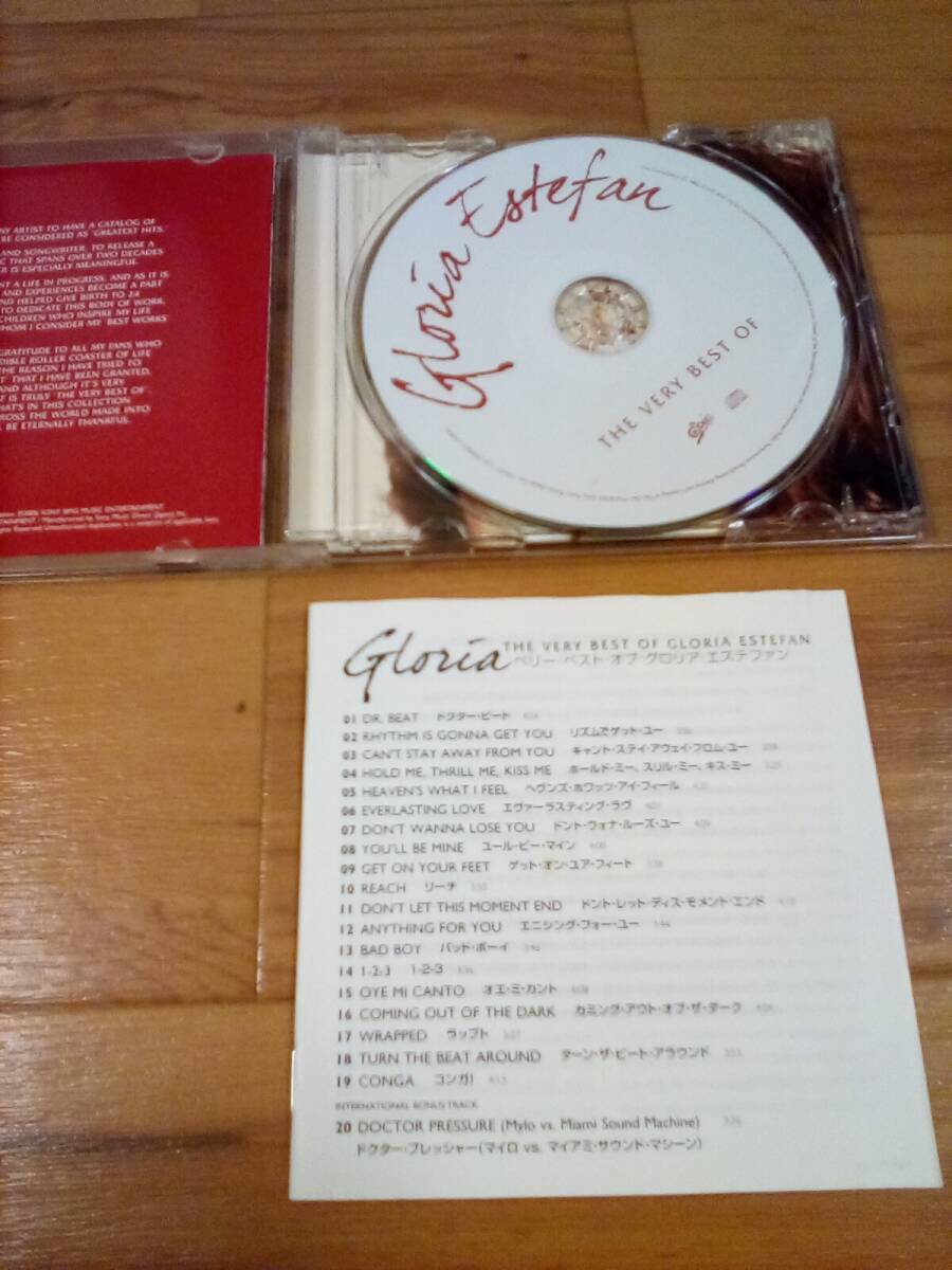 国内盤★The Very Best of Gloria Estefan ベリー・ベスト・オブ・グロリア・エステファン_画像2