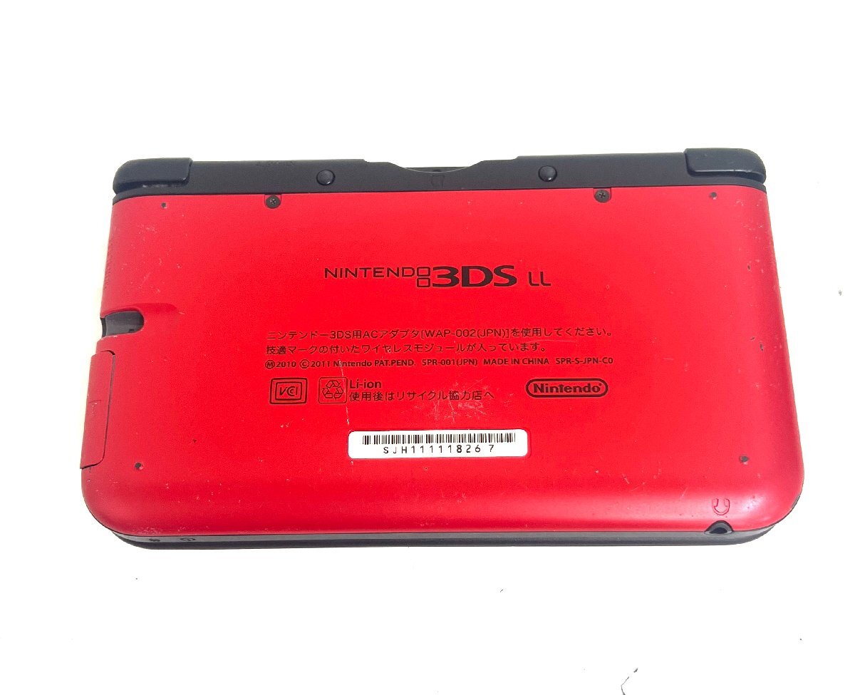 中古品】Nintendo 任天堂 3DSLL SPR-001 レッド×ブラック ho8-04