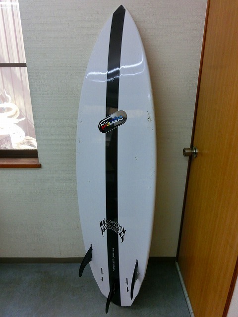 5DくS サーフボード ショート placebo フィン付 MAYHEM FISH プレセボ 5.7F_画像5