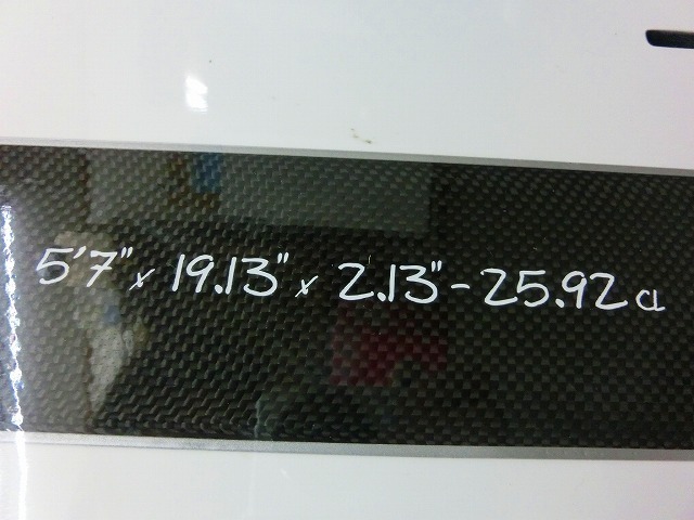 5DくS サーフボード ショート placebo フィン付 MAYHEM FISH プレセボ 5.7F_画像7