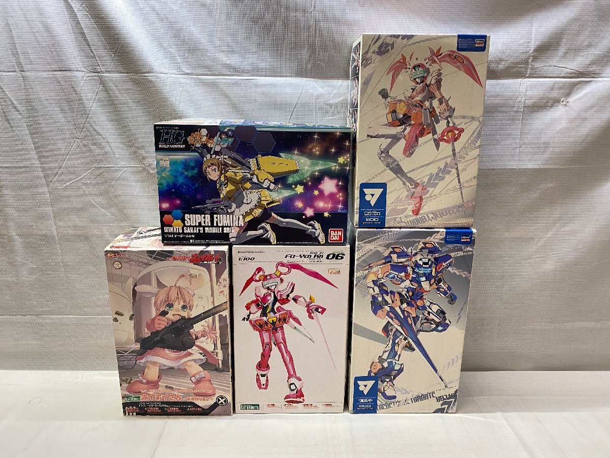 1円～ 未組立 5点 プラモデル まとめ セット すーぱーふみな フェイ・イェン ホイホイさん テムジン【ジャンク・現状品】 [36-0811-2N2]