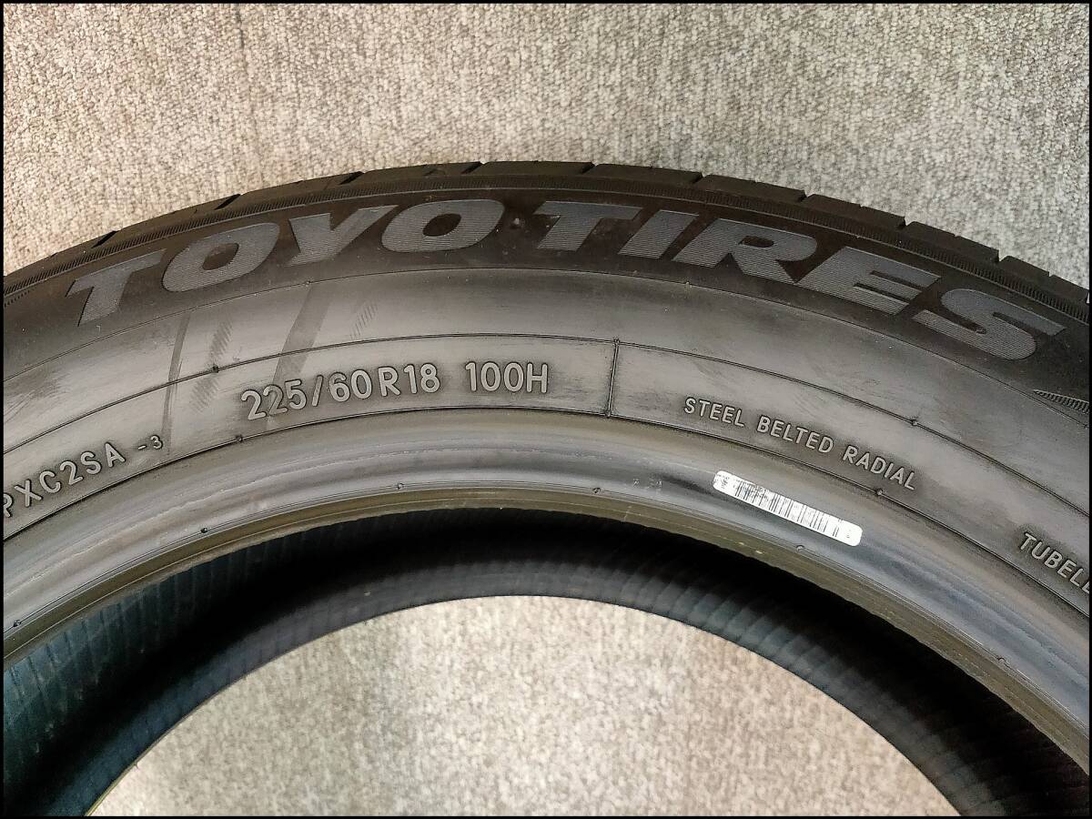 1本 バリ溝 2024年 TOYO PROXES comfort 225/60R18 100H トーヨー プロクセス コンフォート_画像7