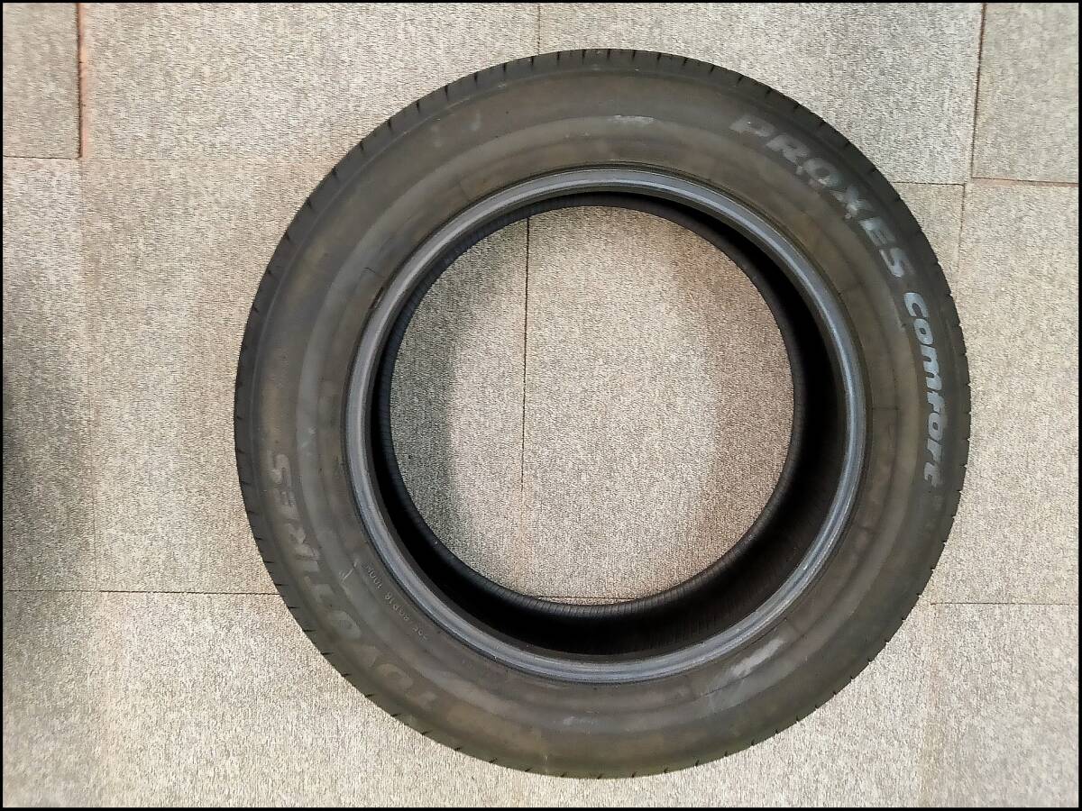 1本 バリ溝 2024年 TOYO PROXES comfort 225/60R18 100H トーヨー プロクセス コンフォート_画像10