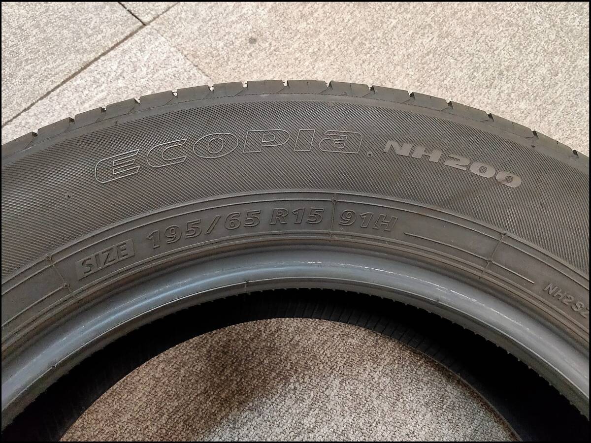 ★2022年 195/65R15 91H ブリヂストン BRIDGESTONE ECOPIA NH200 4本_画像9