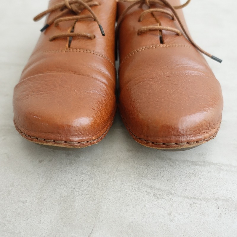 【定価4.5万】トリッペン trippen *Cello レースアップシューズ 36/23*レザー皮革ブラウン0725(sh7-2507-84)【30H52】_画像3