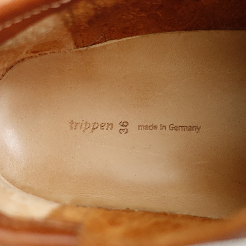【定価4.5万】トリッペン trippen *Cello レースアップシューズ 36/23*レザー皮革ブラウン0725(sh7-2507-84)【30H52】_画像9