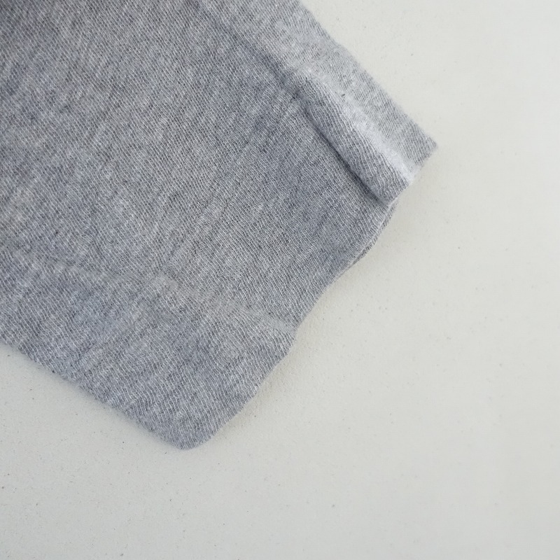 45a-rupi- M R45RPM * хлопок широкий футболка *0 cut and sewn хлопок серый небо . большой размер тянуть over (1-2507-197)[50H52]