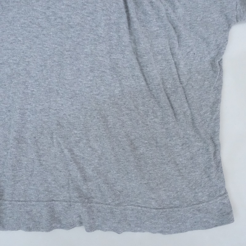 45a-rupi- M R45RPM * хлопок широкий футболка *0 cut and sewn хлопок серый небо . большой размер тянуть over (1-2507-197)[50H52]