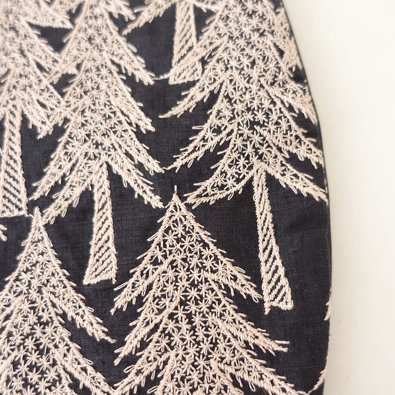 ◇【mina perhonen ミナ ペルホネン】land puzzle ジャケット ブラウン S ミナペルホネン ファブリック land theater 1m 未使用定価1.5万⁄ミナ