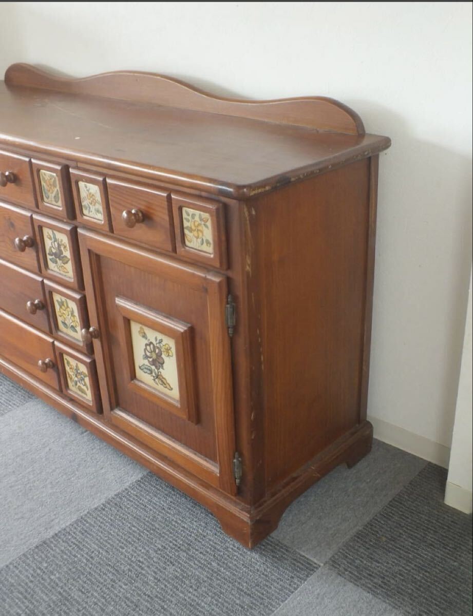 スペイン製　バレンシア家具　アンティーク　タイル スペイン製 バレンシア家具 アンティーク タイル