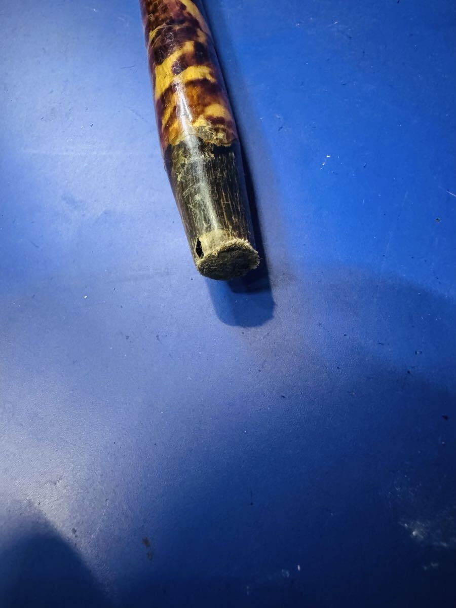 最高級器 時代木造 本鼈甲 杖 ステッキ 時代物 骨董品 古美術品 最高級器 時代木造 本鼈甲 杖 ステッキ 時代物 骨董品 古美術品