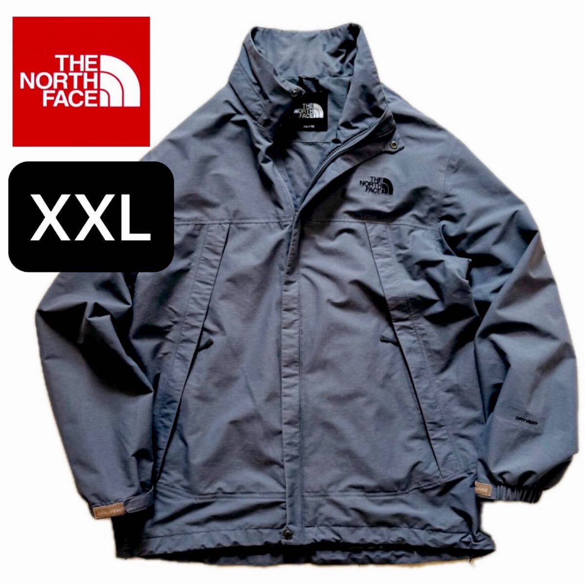 ★XXL ビッグサイズ★美品 THE NORTH FACE★ザノースフェイス 防水透湿 DRYVENTドライベント マウンテンジャケット