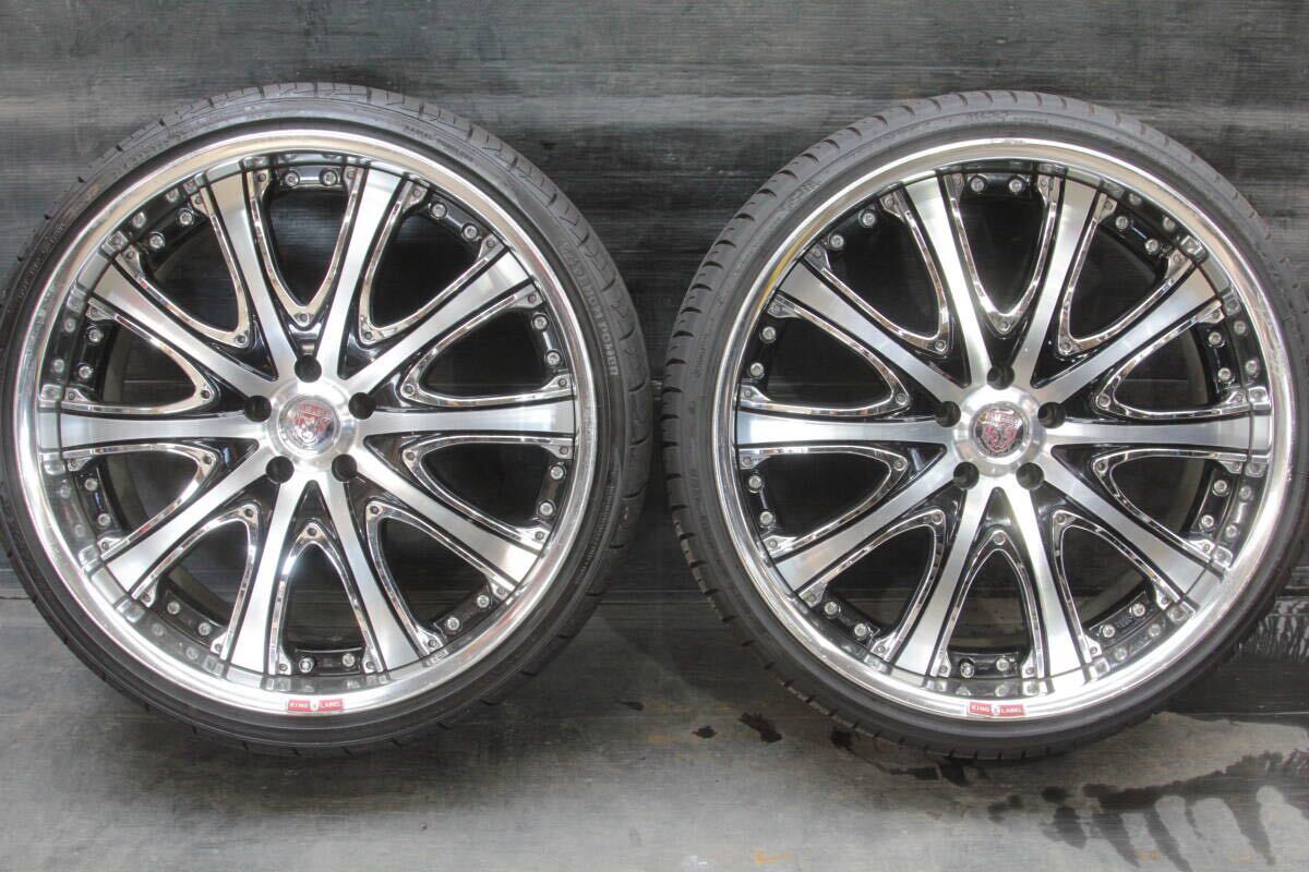 中2条件付送料無料 クラブリネア CL-30 5穴 22×9JJ +31 5H PCD114.3 夏タイヤ 245/30R22 2本セット CLUB LINEA 22×9.0JJ C+31(L) BP-S_画像1