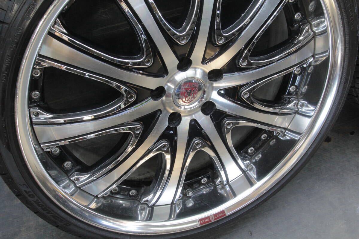 中2条件付送料無料 クラブリネア CL-30 5穴 22×9JJ +31 5H PCD114.3 夏タイヤ 245/30R22 2本セット CLUB LINEA 22×9.0JJ C+31(L) BP-S_画像3