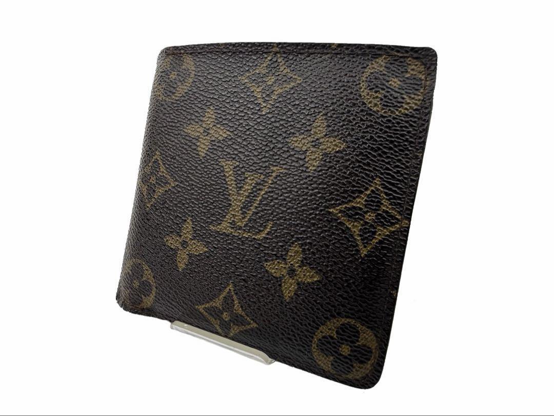 LVルイヴィトン*二つ折り財布ポルトフォイユマルコ モノグラムM61675 CA0996 メンズ レディース メイドインスペイン ウォレット _画像1