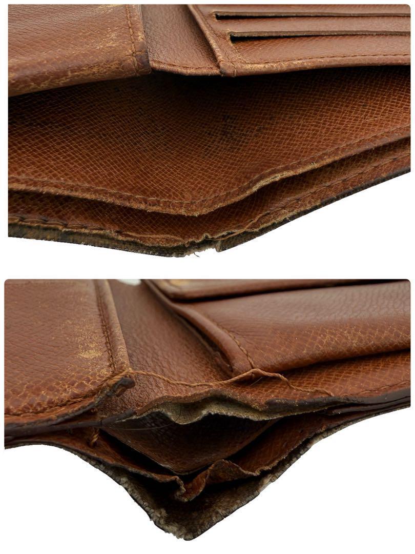 LVルイヴィトン*二つ折り財布ポルトフォイユマルコ モノグラムM61675 CA0996 メンズ レディース メイドインスペイン ウォレット _画像9