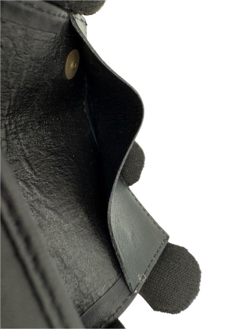  редкий FENDI Old Fendi 6 полосный чехол для ключей чёрная кожа взрослый чёрная кожа Rome Италия бизнес 183-80057 мужской взрослый ikeoji