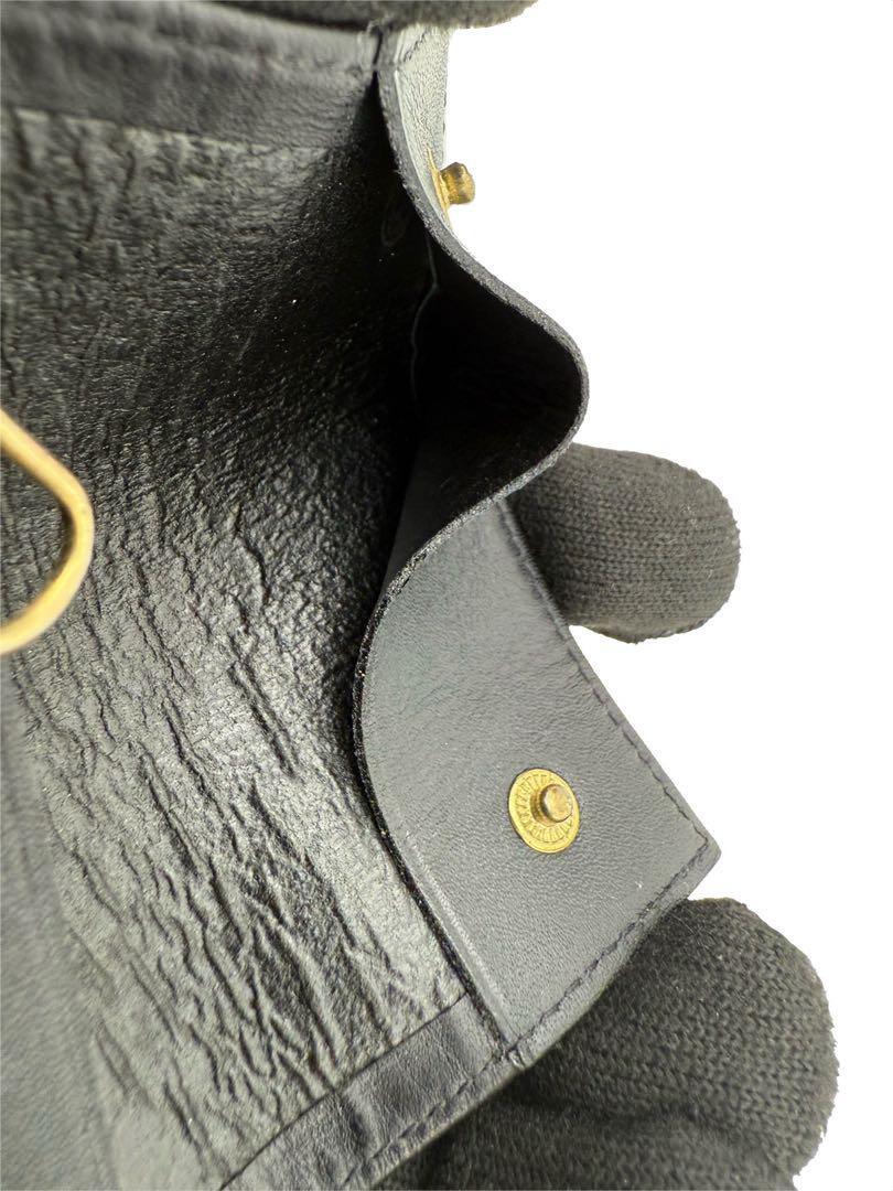  редкий FENDI Old Fendi 6 полосный чехол для ключей чёрная кожа взрослый чёрная кожа Rome Италия бизнес 183-80057 мужской взрослый ikeoji