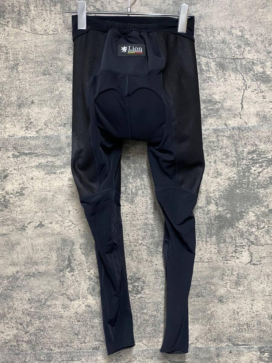 JD747 リオンドカペルミュール Lion de KAPELMUUR サイクルタイツ 黒 34 裏起毛 レディース_画像2