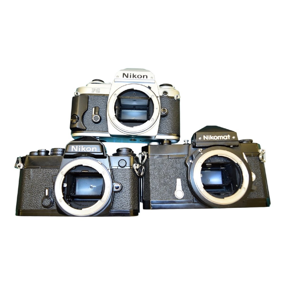 NIKON FE ニコン フィルムカメラ　完動品 ☆2) 計5点 Nikon フィルムカメラ ニコン ボディ5点 F F2 FT FG
