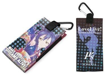 中古モバイル雑貨 園田海未 フルカラーモバイルポーチ160 「ラブライブ! The School Idol Movie」_画像1
