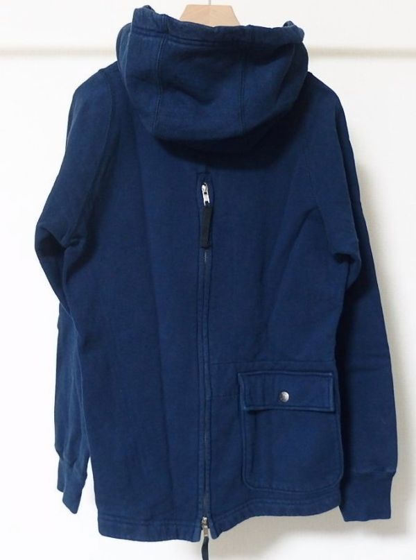 Engineered Garments engineered garments SSZ BEAMS SURF/SK8 специальный заказ PULLOVER ZIP HOODY задний Zip Parker XS темно-синий 