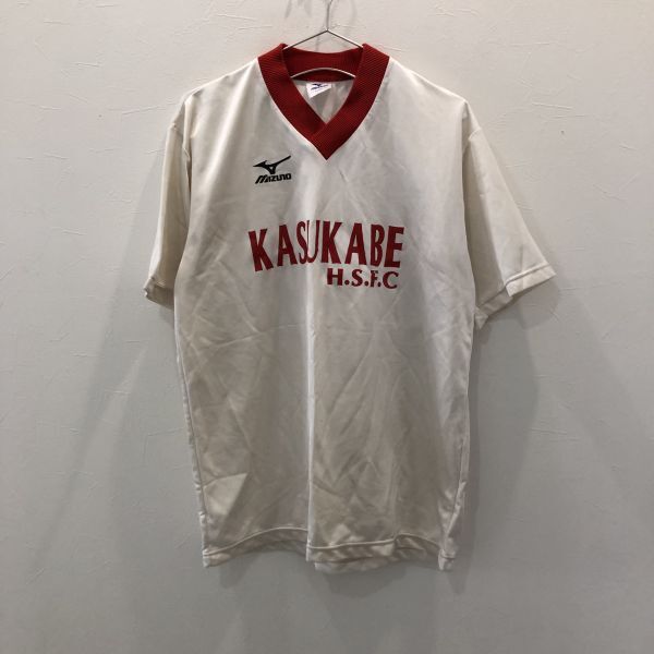 LV6198 実物 MIZUNO 春日部 半袖 ホワイト メンズ L_画像1