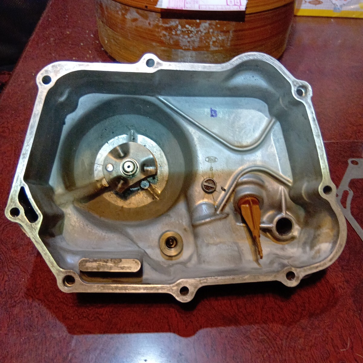 ホンダ、純正、遠(yuǎn)心クラッチカバー、カブ、C50.C70.C90,行燈、カモメ、モンキー、シャリー、DAX．中華エンジン