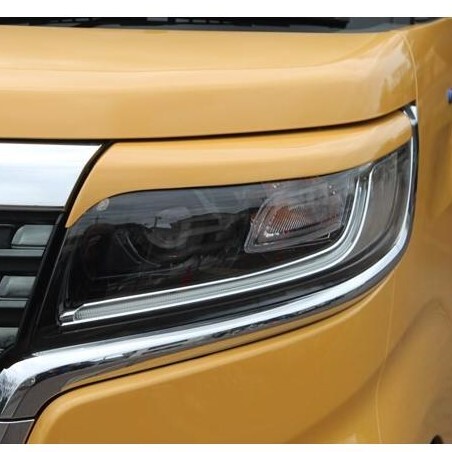 スペーシアアカスタムハイブリッド MK53S H29年12月～ SUZUKI SpacaCustam HYBRD 未塗装品アイライン 左右セット 新品 (NO.416)_画像3