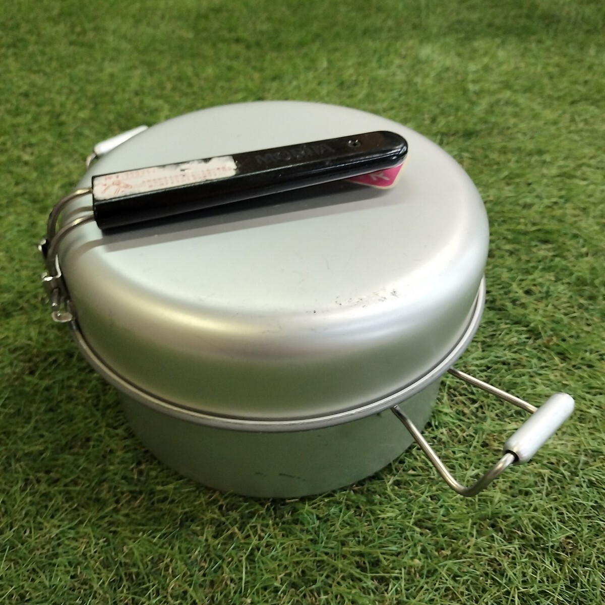 ソロキャンプ　 調理器具　MORITA 5点セット　アルミ軽量　キャンプ調理具 長期保管品_画像9