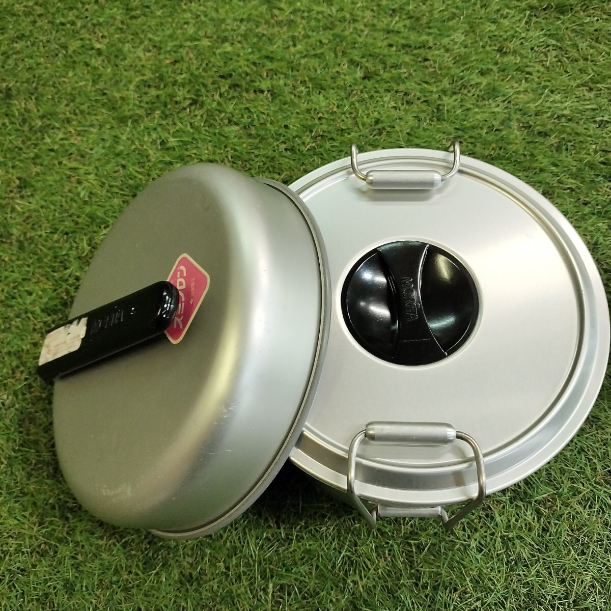 ソロキャンプ　 調理器具　MORITA 5点セット　アルミ軽量　キャンプ調理具 長期保管品_画像10