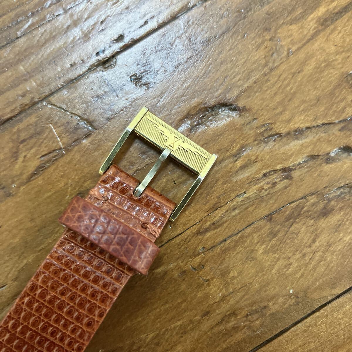OH済み LONGINES ロンジン 10KGF 手巻き cal.10L オリジナル カッパーダイヤル ラージトノーケース オリジナル尾錠 希少 オメガ iwc Rolex _画像7