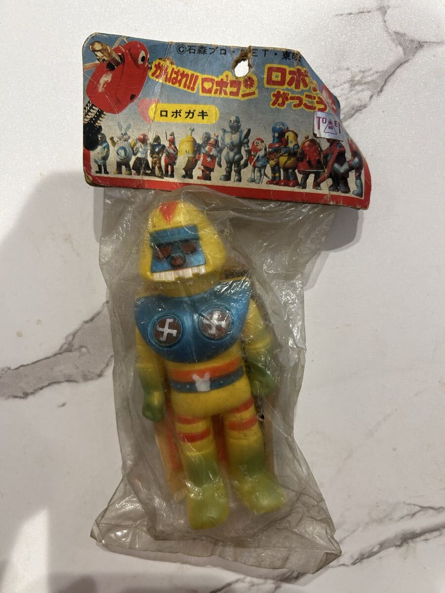 がんばれロボコン ロボガキ ソフビ がんばれロボコン ロボガキ ソフビ 当時物 袋入り ポピー ソフビ
