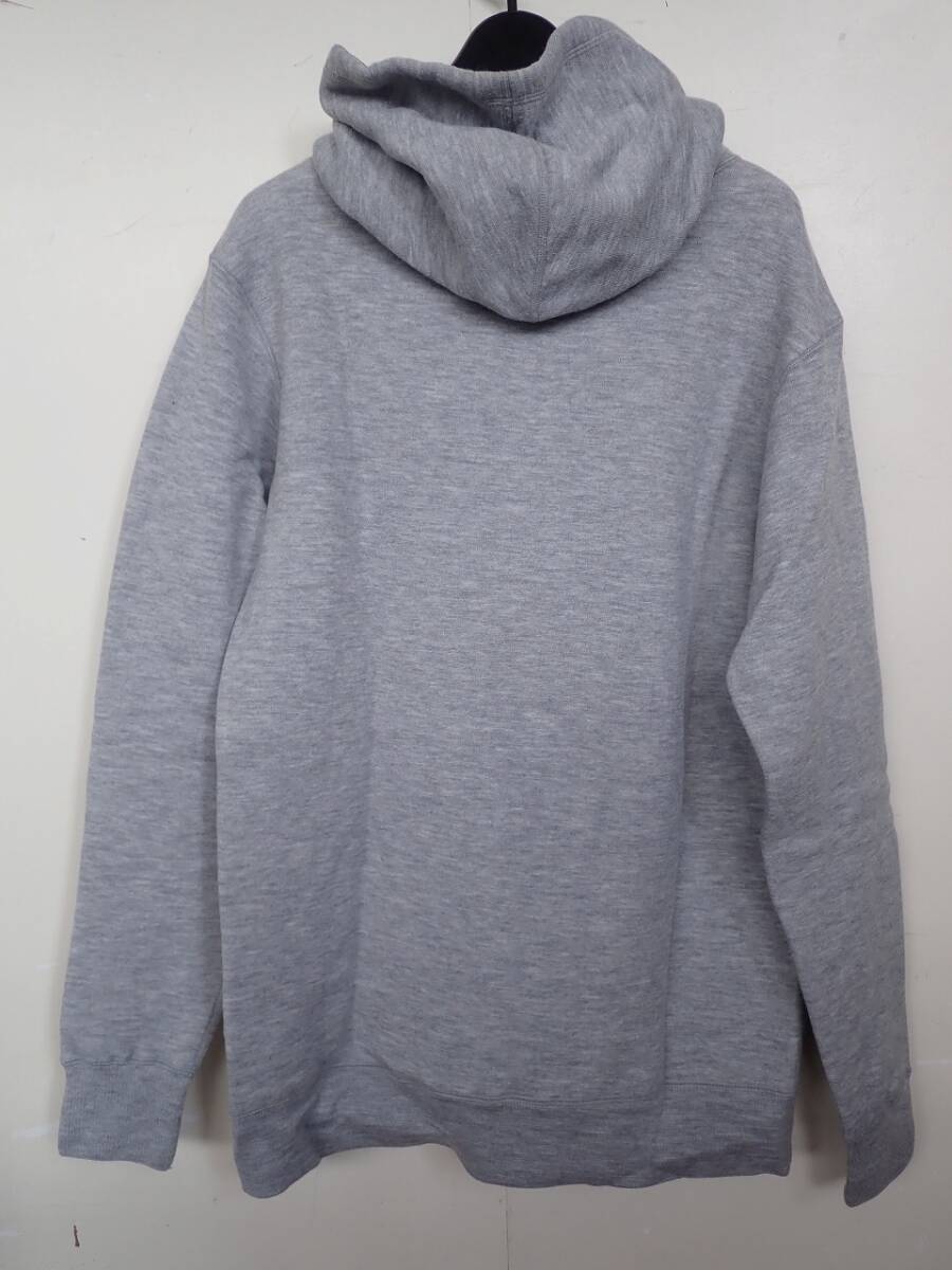 管101■Yetina イエティナ Pullover Hoodie プルオーバーパーカー スエット 裏起毛 裏ボア 防寒 Heather Grayグレー Sサイズ②■未使用_画像3