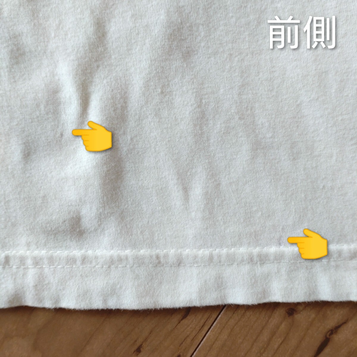 THE NORTH FACE Tシャツ/クリーム系/古着/MEN'S XL【J980】_画像10