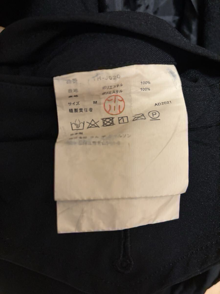 【美品】BLACK COMME des GARCONS（ブラックコムデギャルソン）ポリ縮ロングベスト／ノースリーブトレンチコート 21AW 1H-J020_画像8