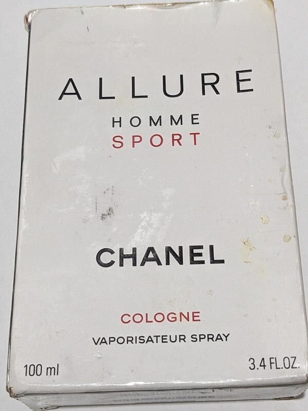 T1301 シャネル 美容品2点 香水 オム スポーツ COLOGNE 100ml ヴェルニ ネイルエナメル 565 ベージュ 13ml/60_画像7