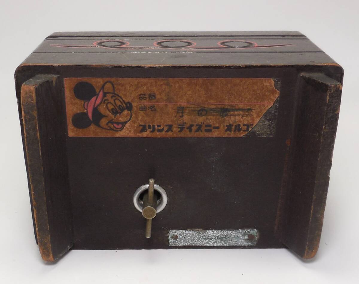  Bambi Bambi Prince Disney музыкальная шкатулка Bambi Music Box из дерева Showa Retro 