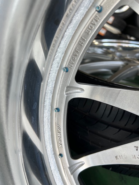 WORK リザルタード スポークTT 17インチ 7J+43 215/40R17 アクア アクシオ フィールダー ヴィッツ スペイド ポルテ フィット キューブ_画像8
