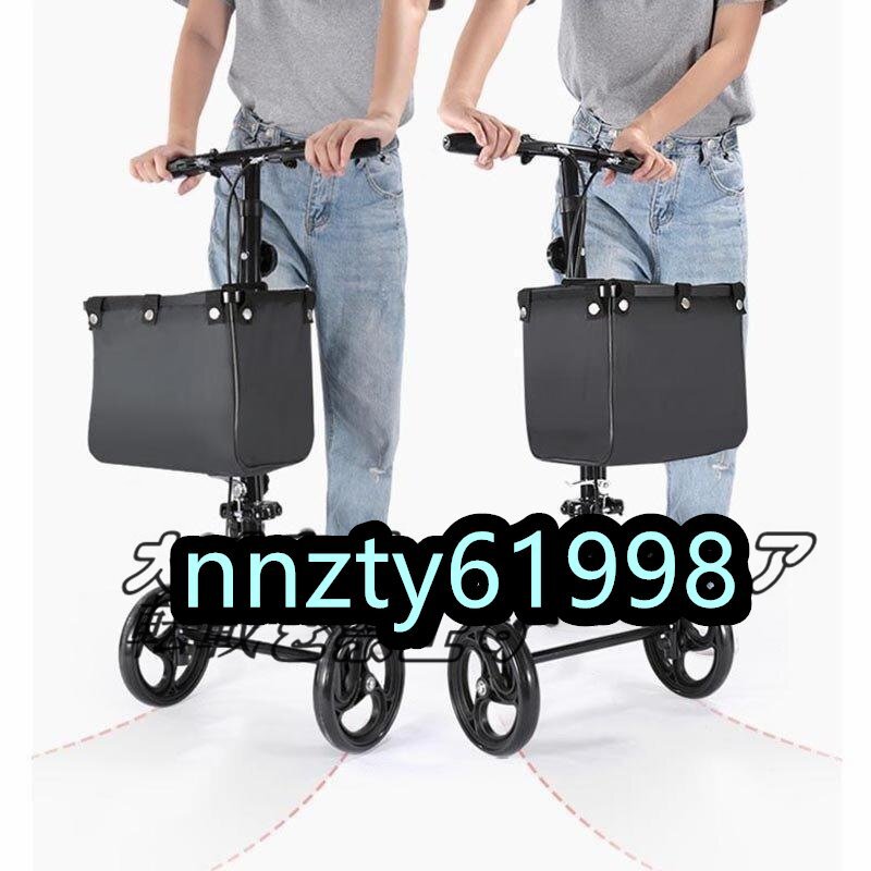  рекомендация ручная тележка ходунки пожилые люди наружный . человек сиденье .. складной инвалидная коляска тормоз легкий черный Cart уход приспособление для ходьбы . покупки Cart 