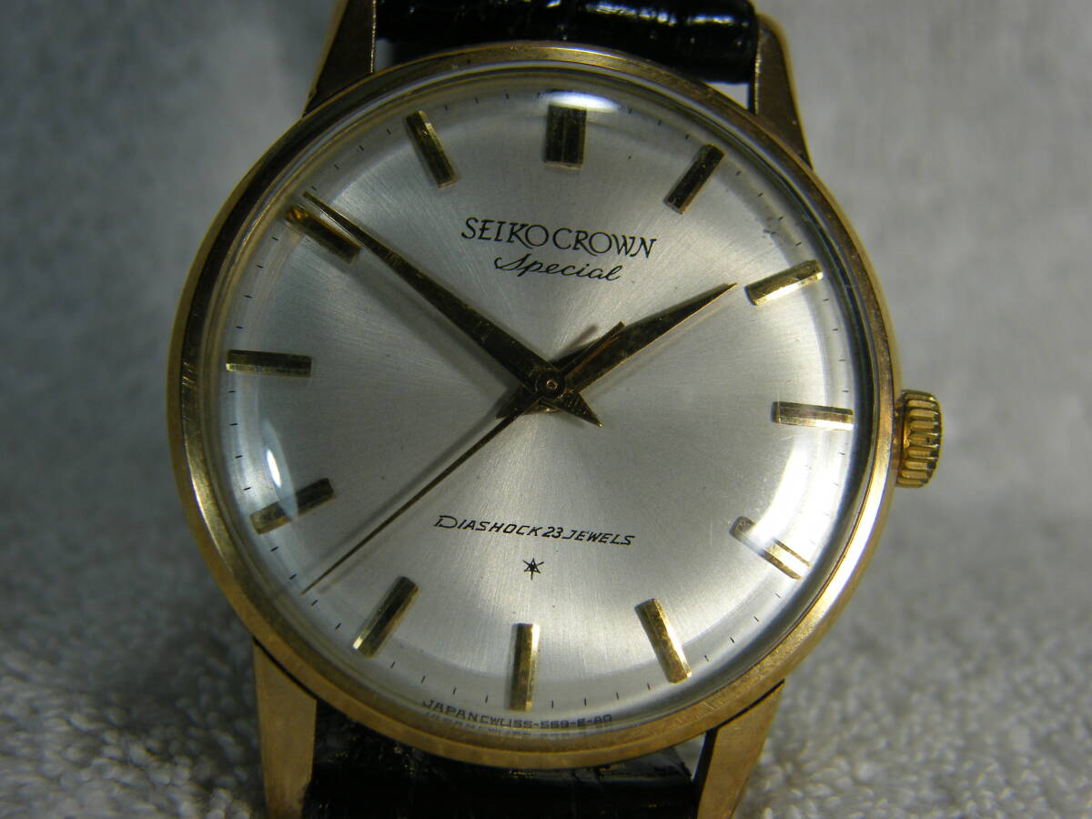 SEIKO CROWN　Special 15021手巻時計・稼働中・アンティーク SEIKO CROWN Special 15021 稼働中・メンズ手巻き時計