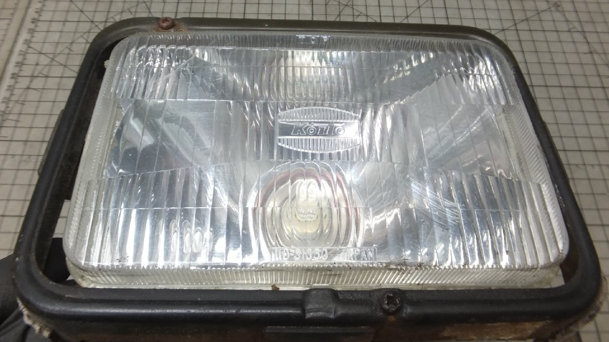 MQ DT125R 34X 灯火類 ヘッドライト ウインカー スクエア KOITO 純正 補修ベース 部品取り 検 34Y 2st 2サイクル VMX_画像6
