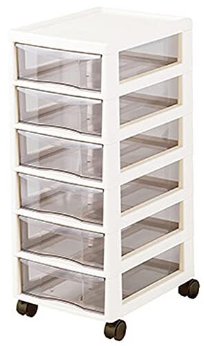 ジェーイージェー 書類ケース 引き出し A4 深型 6段 アイボリー 「アプロス」 AP-A4F6_画像1