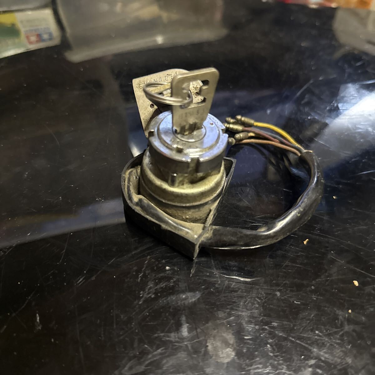 z50mイグニッションキーメインスイッチキー メインキー キーセット キー 実動 タンクキャップ セット_画像3