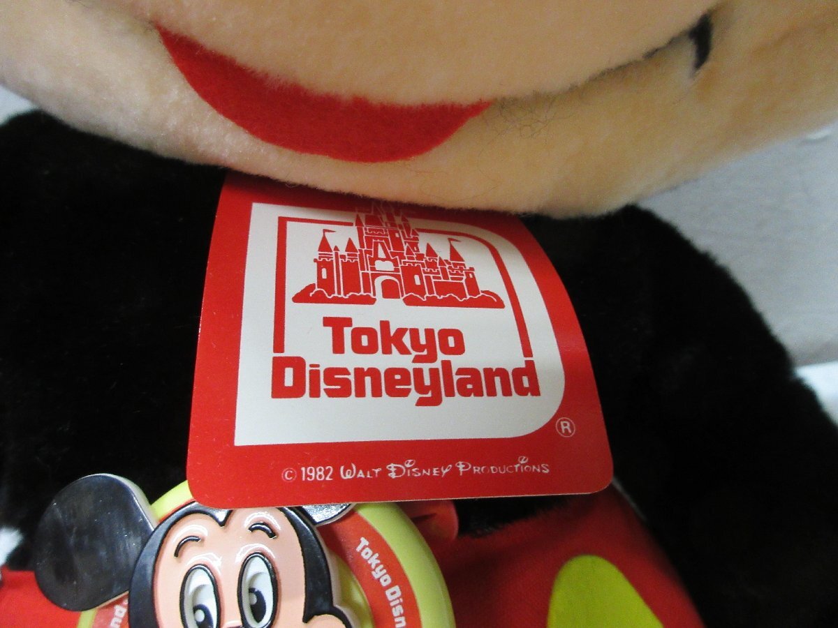 yo1 с биркой сделано в Японии Mickey Mouse очень большой мягкая игрушка Tokyo Disney Land 1980 годы? Showa Retro редкий [ звезда видеть ]