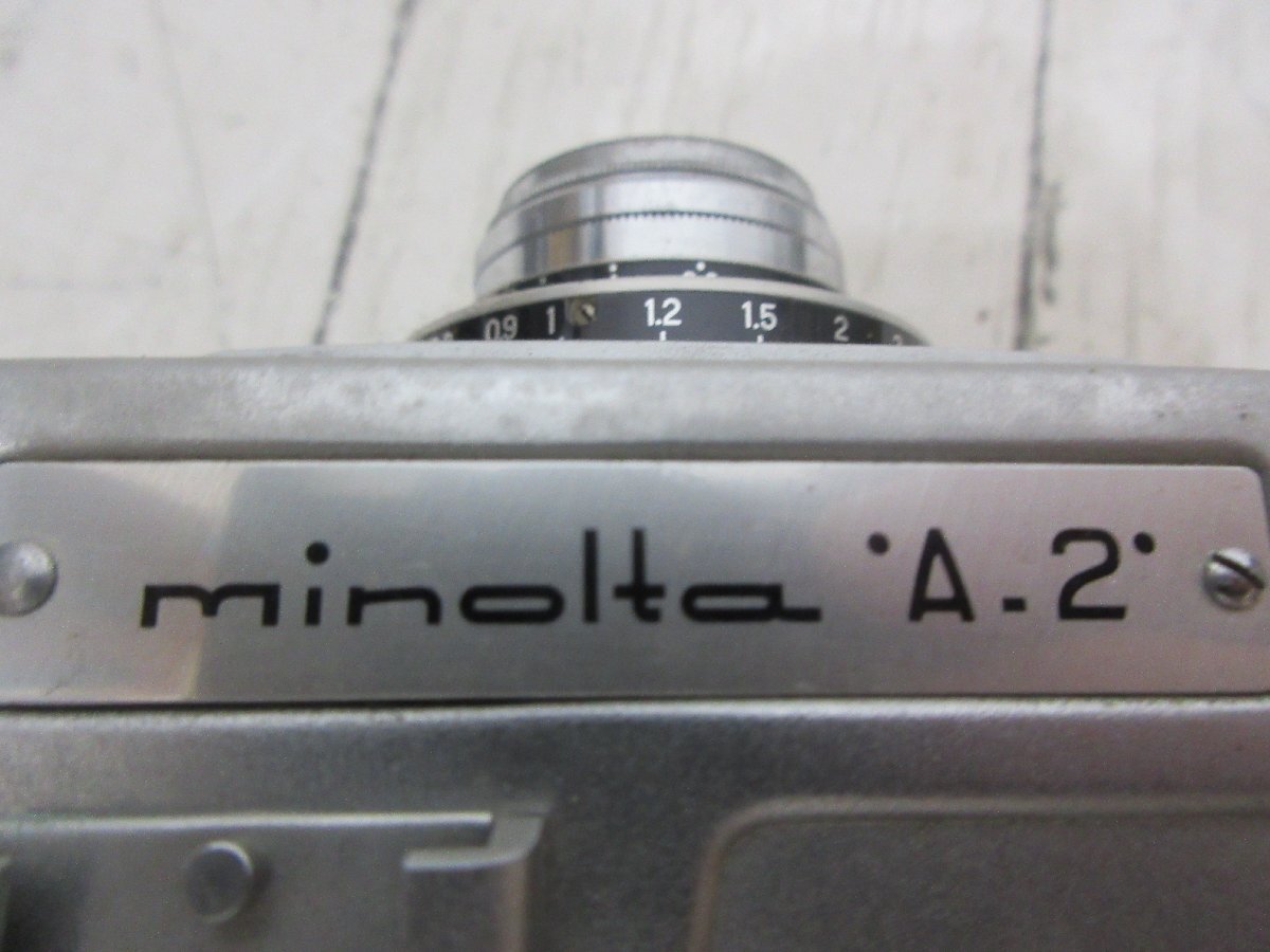 yo1 174. minolta ミノルタ A.2 ROKKOR 45mm F2.8 レンジファインダーカメラ レンズ フィルムカメラ 【星見】_画像3