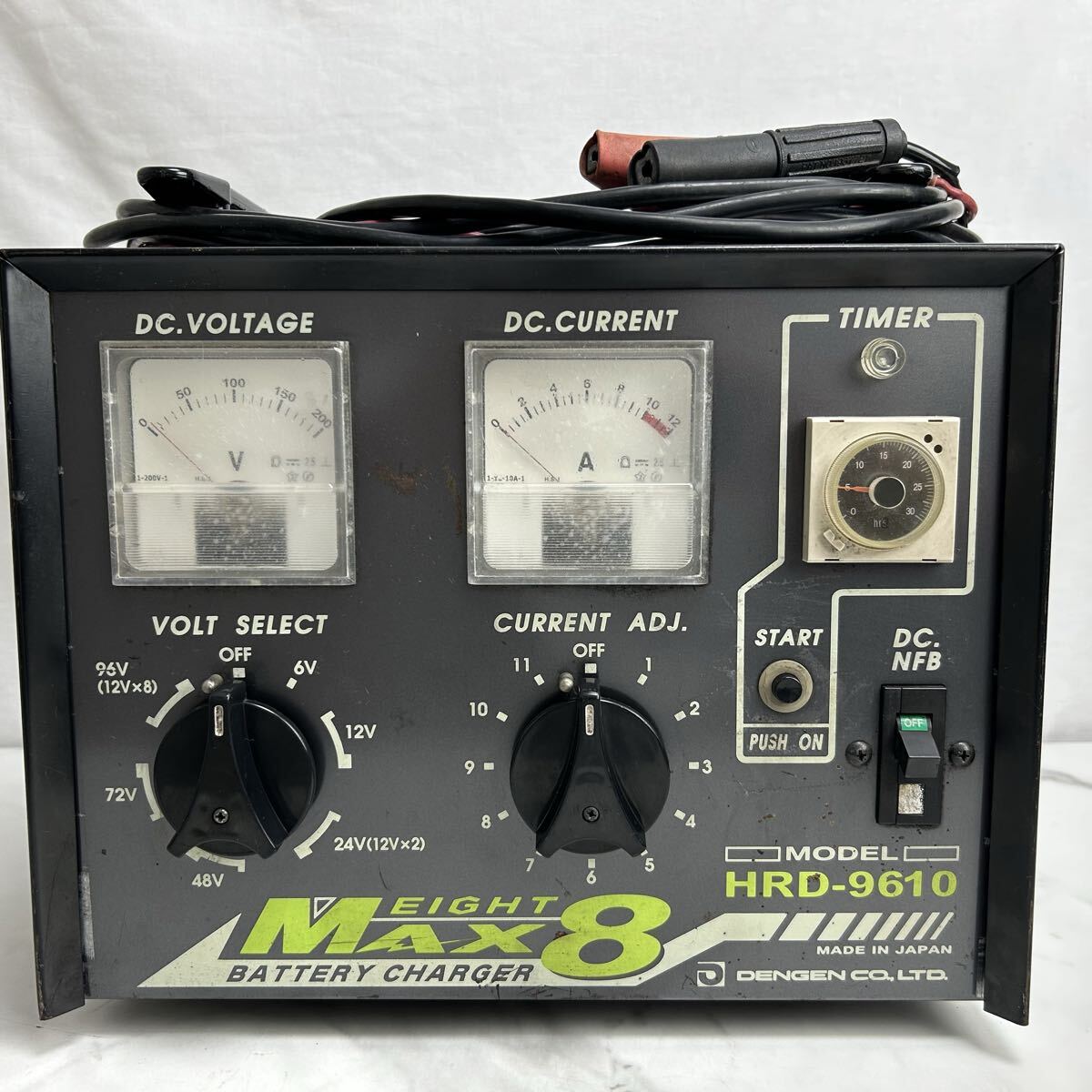 DENGEN デンゲンMAX8バッテリーチャージャー HRD-9610 デンゲン DENGEN MAX8 HRD-9610 バッテリー充電器 ハイドロ車