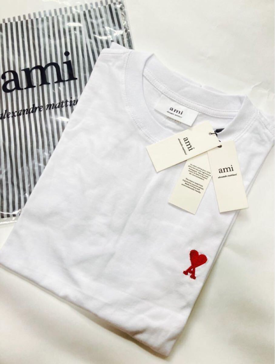 アミパリス 半袖tシャツ ホワイト S アミパリス 半袖Tシャツ 白×赤 Sサイズ|Yahoo!フリマ(旧PayPay