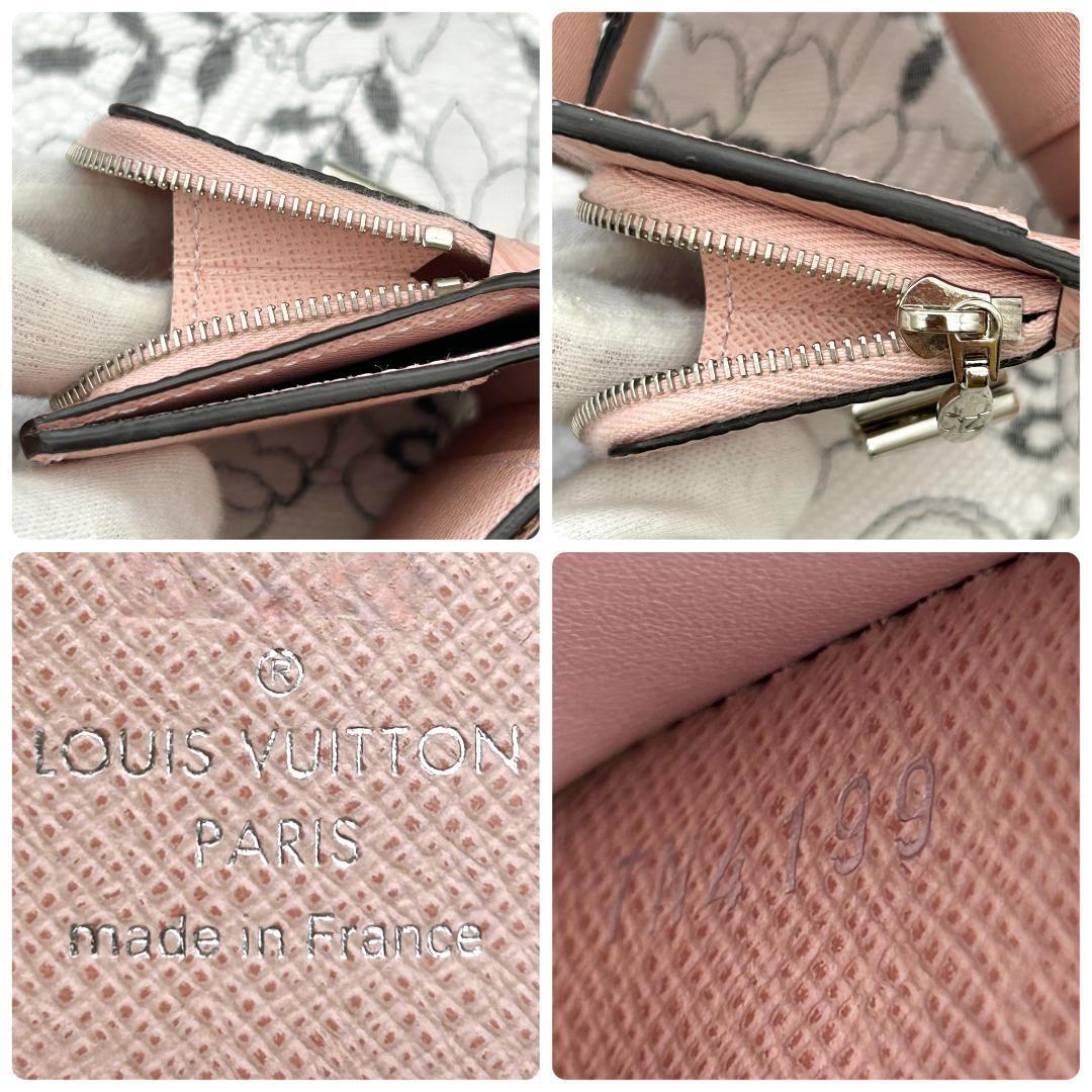 ★極美品★ ルイヴィトン ポルトフォイユツイスト コンパクト ローズバレリーヌ_画像9
